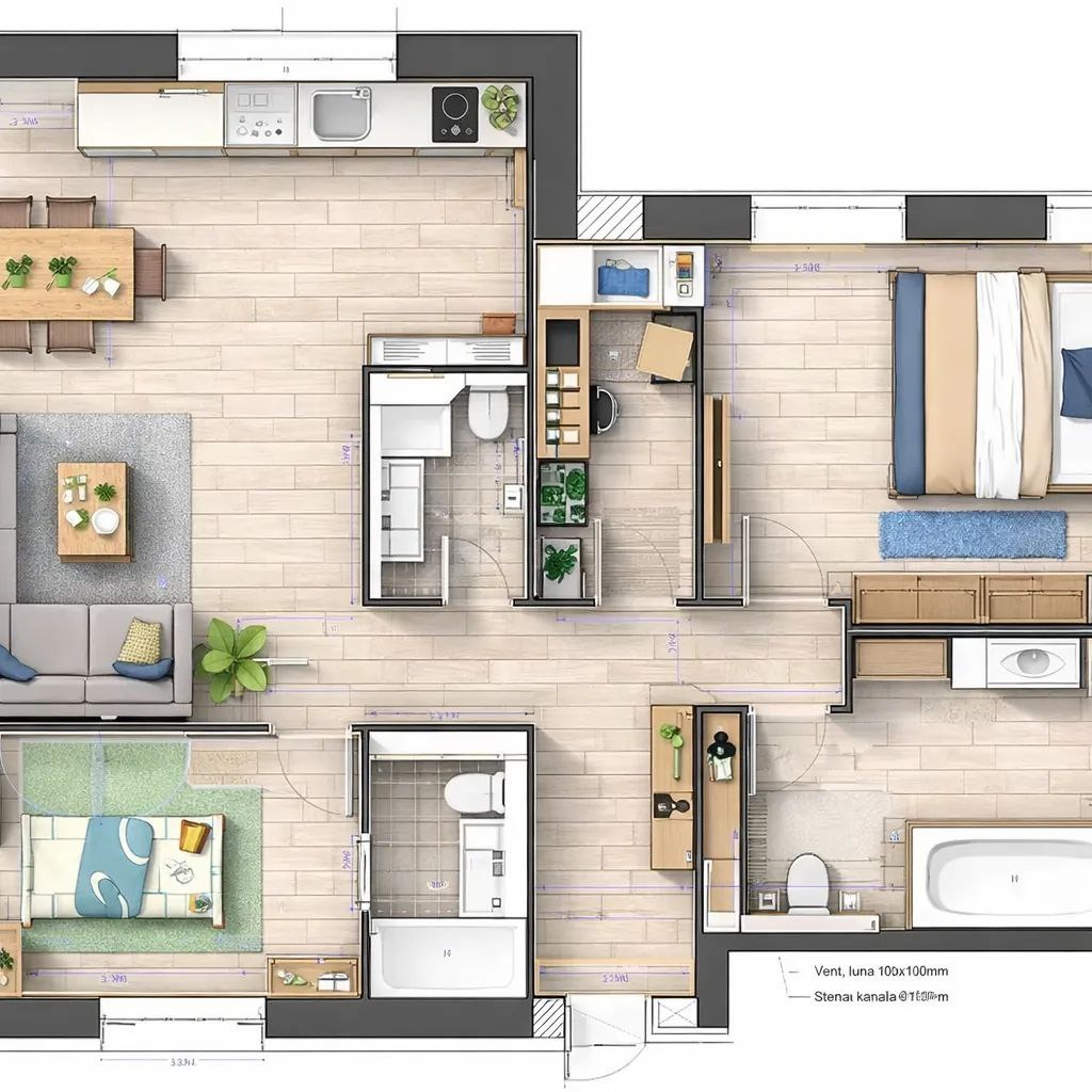Готовая планировка Готовая планировка