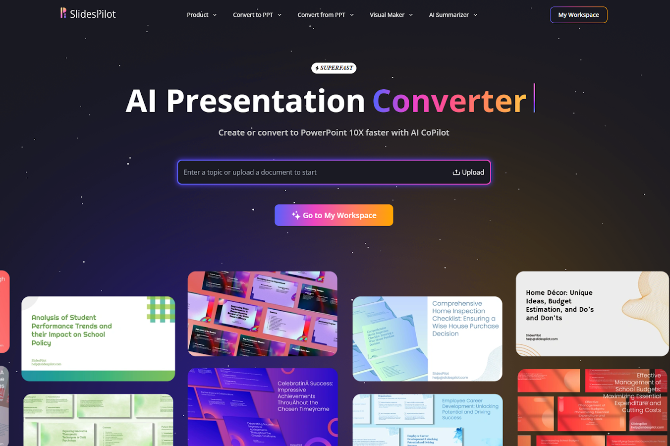 Нейросети для презентаций онлайн: SlidesPilot Нейросети для презентаций онлайн: SlidesPilot