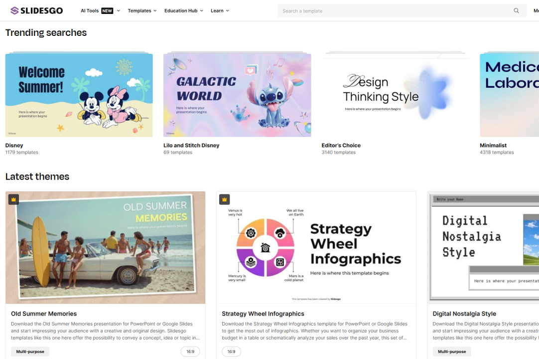 Нейросети для создания презентаций: SlidesGo Нейросети для создания презентаций: SlidesGo