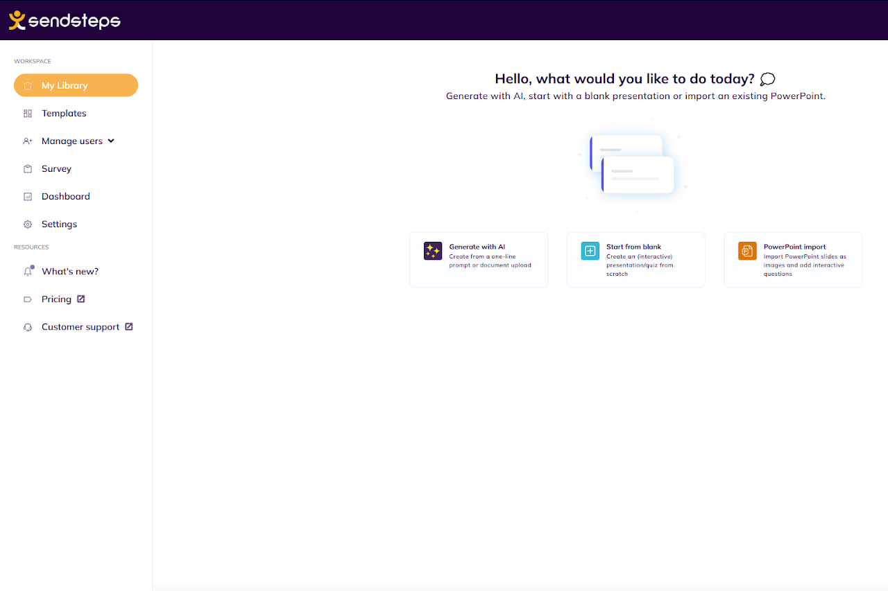 Нейросеть для создания презентаций: SendSteps Нейросеть для создания презентаций: SendSteps