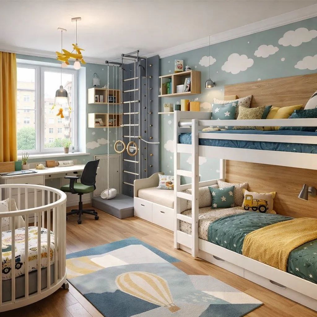 ИИ-дизайн детской комнаты ИИ-дизайн детской комнаты